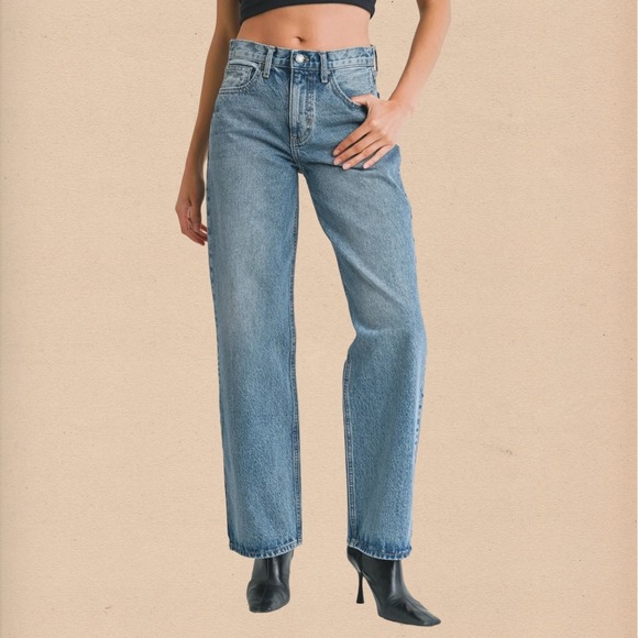 JBD USA RELAXED STRAIGHT LEG HIGH WAISTED SIZE 30 - Picture 1 of 16